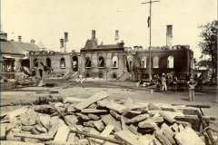 Explosion der Deutschen Gesandtschafts Schutzwache in Peking im Jahr 1900