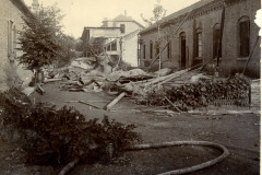 Explosion in der Deutschen Gesandtschaft in Peking verursacht massive Zerstörung im Jahr 1900