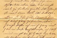 Eine handschriftliche Notiz über persönliche Gedanken und Erlebnisse