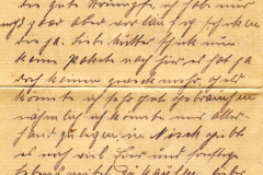 Ein persönlicher Brief mit emotionalem Inhalt aus der Vergangenheit