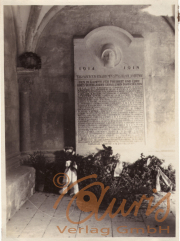 Gedenktafel für die Gefallenen des Ersten Weltkriegs im Jahr 1918