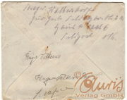 Historischer Briefumschlag aus dem Jahr 1766 mit handschriftlicher Adresse