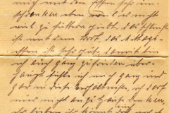 Eine handschriftliche Notiz über persönliche Gedanken und Erlebnisse