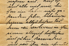 Brief von Alfred Fürst aus 1900 mit persönlichen Gedanken