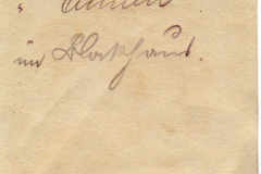 Historisches handschriftliches Dokument von Kroslowski aus der Vergangenheit
