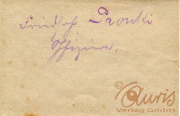 Historisches handgeschriebenes Dokument aus dem frühen 20. Jahrhundert