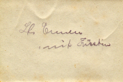 Ein handgeschriebener Brief mit Unterschrift in alter Schrift auf Papier