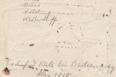 Ein historisches Dokument über die Ereignisse in Walddorf im Jahr 1918