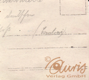 Nostalgische Aufzeichnung handschriftlicher Notizen auf altem Papier