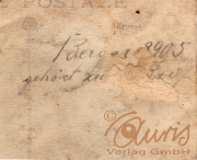 Alter Brief mit handschriftlicher Adresse und Stempel aus der Vergangenheit
