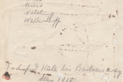 Ein historisches Dokument über die Ereignisse in Walddorf im Jahr 1918