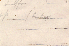Nostalgische Aufzeichnung handschriftlicher Notizen auf altem Papier