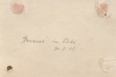 Historische Notiz aus Poti, Georgien, vom 30. August 1915