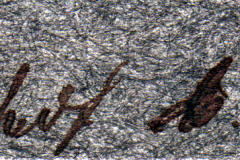 Bedeutung des Schreibens auf einem alten Stein in einer ruhigen Umgebung