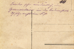 Historische Postkarte mit handschriftlichem Text aus einer unbekannten Stadt