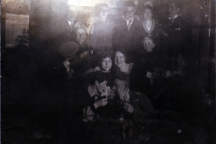 Gruppenfoto aus der frühen 20. Jahrhundert in einem vintage Stil