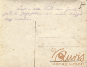 Historische Postkarte mit handschriftlicher Nachricht auf der Rückseite