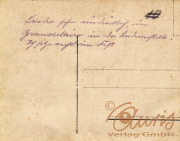Historische Postkarte mit handschriftlichem Text aus einer unbekannten Stadt