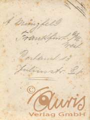 Ein historischer Brief aus Frankfurt am Main aus dem Jahr 1873
