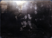Gruppenfoto aus der frühen 20. Jahrhundert in einem vintage Stil