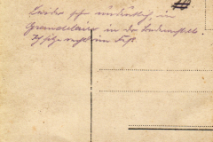 Historische Postkarte mit handschriftlichem Text aus einer unbekannten Stadt
