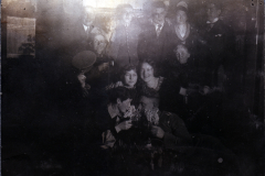 Gruppenfoto aus der frühen 20. Jahrhundert in einem vintage Stil