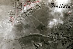 Luftaufklärungsbilder von Stabia an der Westfront im strategischen Einsatz während des Krieges