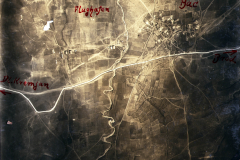 Luftaufklärungsbilder von Stabia entlang der Westfront während strategischer und taktischer Einsätze