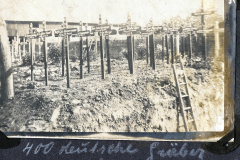 Gräber von gefallenen Soldaten an der Westfront im Jahr 1917