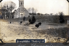 Historisches französisches Mausoleum an der Westfront im Ersten Weltkrieg