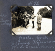Soldatenappell an der Westfront während des Ersten Weltkriegs