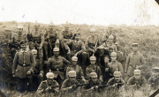 Soldaten des Heeres an der Westfront während des Ersten Weltkriegs im Stellungskrieg