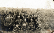 Soldaten des Heeres an der Westfront während des Ersten Weltkriegs im Stellungskrieg
