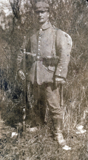Soldat des Heeres an der Westfront im Ersten Weltkrieg