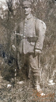 Soldat des Heeres an der Westfront im Ersten Weltkrieg