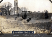 Historisches französisches Mausoleum an der Westfront im Ersten Weltkrieg