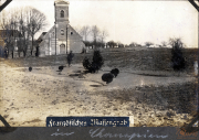 Historisches französisches Mausoleum an der Westfront im Ersten Weltkrieg