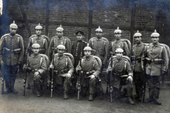 Soldaten des Heeres an der Westfront während des Ersten Weltkriegs im Einsatz
