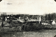 Blick auf das Dorf Panacy an der Westfront während des Ersten Weltkriegs