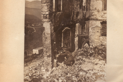 Erste Weltkrieg-Bildnis: Ruiniertes Geb?ude