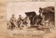 Erste Weltkrieg-Fotoalbum: Russische Artillerie