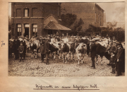 Milk delivery in war-time Belgium