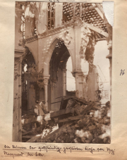 Ruine St. Maria nach 12 Monaten Beschießung