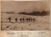 Hintergrund des Ersten Weltkriegs: Soldaten im Schnee