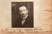 Historischer Fotograf von einem unbekannten Mann aus der Ersten Weltkrieg-Zeit