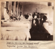 Krankenhausbesuch im Ersten Weltkrieg