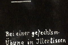 Militärübung in Illertissen, Bayern im Jahr 1915 bei der Fernspähabteilung in Ulm