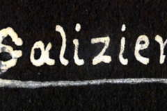 Anschrift Galizien aus der Abteilung Fernsprecher Heer zeigt historische Militärkommunikation