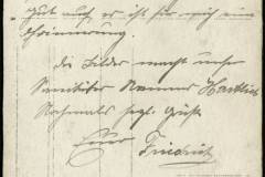 Dokument aus der Fernsprechabteilung des Heeres mit handschriftlichen Notizen und Anweisungen
