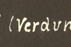 Dienst im November 1916 in Servicij bei Verdun während des Ersten Weltkriegs